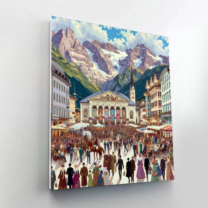 Salzburger Festspiele - Austria Numbered Painting Kits