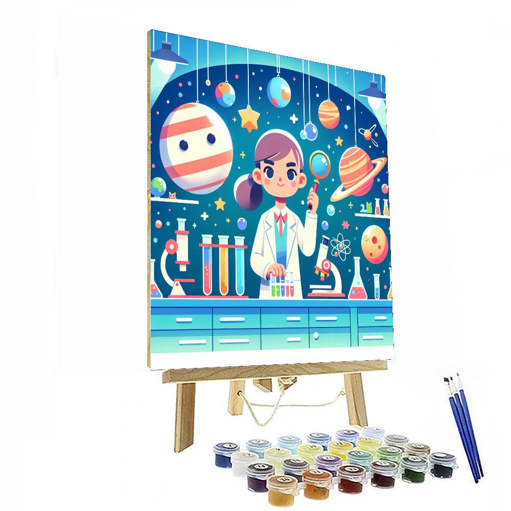 Space Scientist's Laboratory Paint By Numbers Kits
