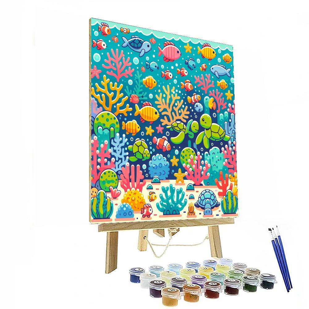 Undersea Discovery Quest Painting Number Kit
