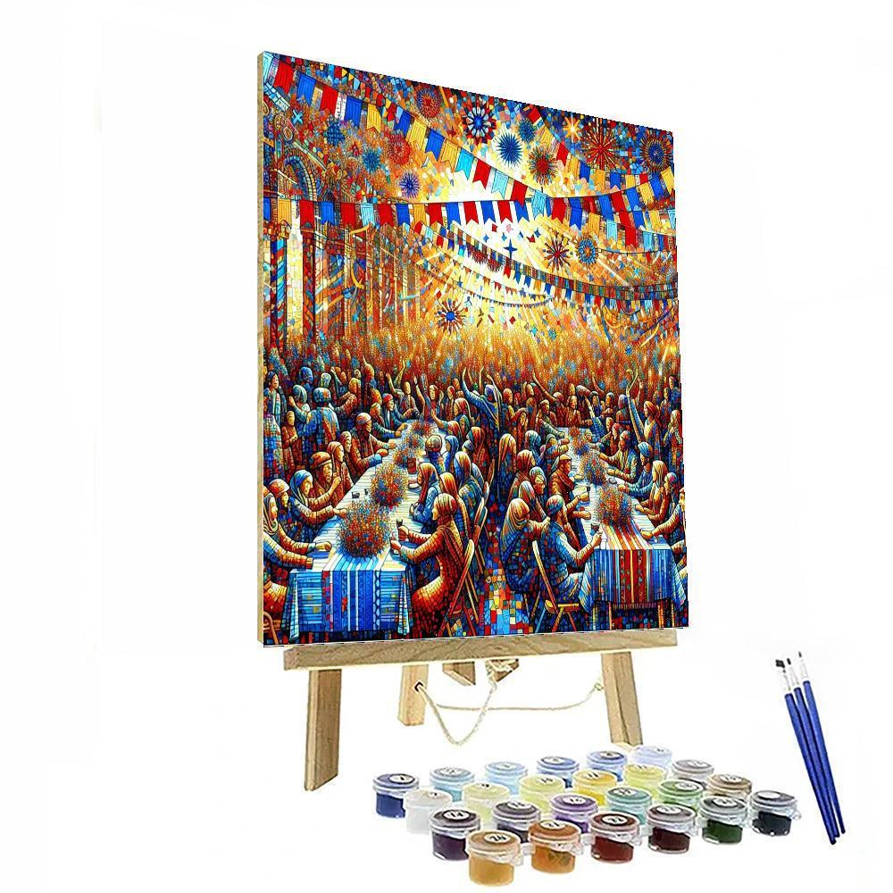 Vibrant Festival Painting By Numbers Kit