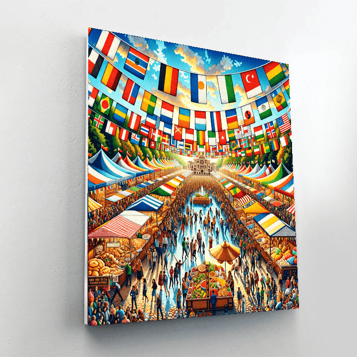 The Festival Of Nations Paint By Color