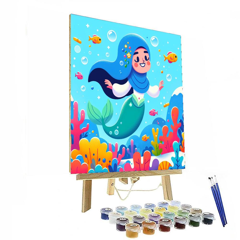 Charming Mermaid Tales Numbered Painting Kits