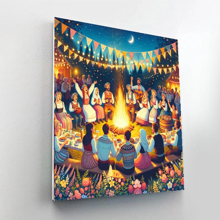 Walpurgis Night - Sweden Painting By Numbers Kit