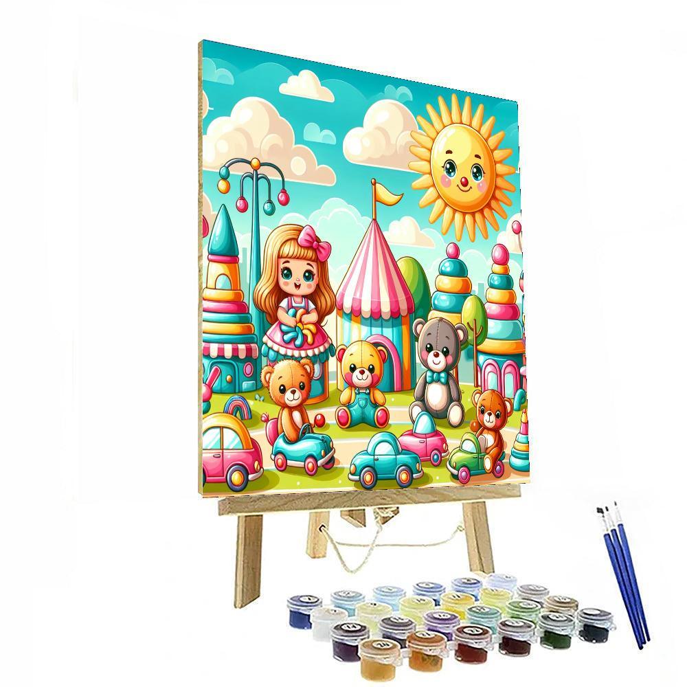 Sunny Day In Toyland Paint By Color