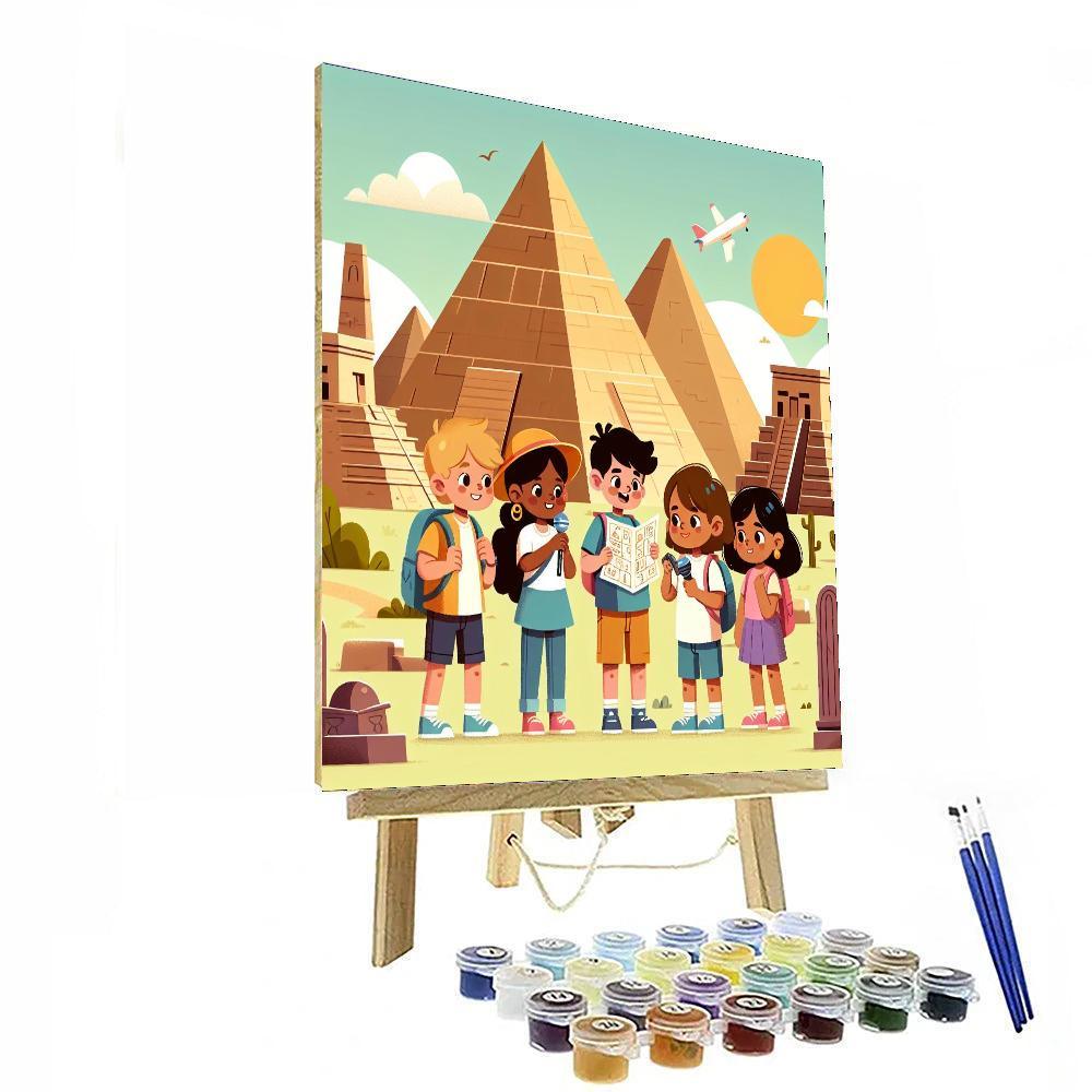 Ancient Kingdom Adventure Painting Number Kit