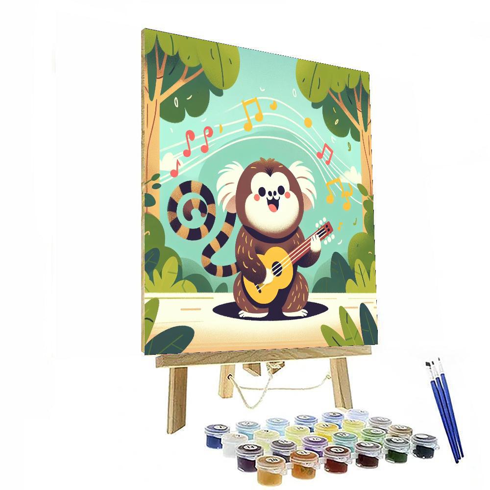 Musical Marmoset Melody Numbered Painting Kits