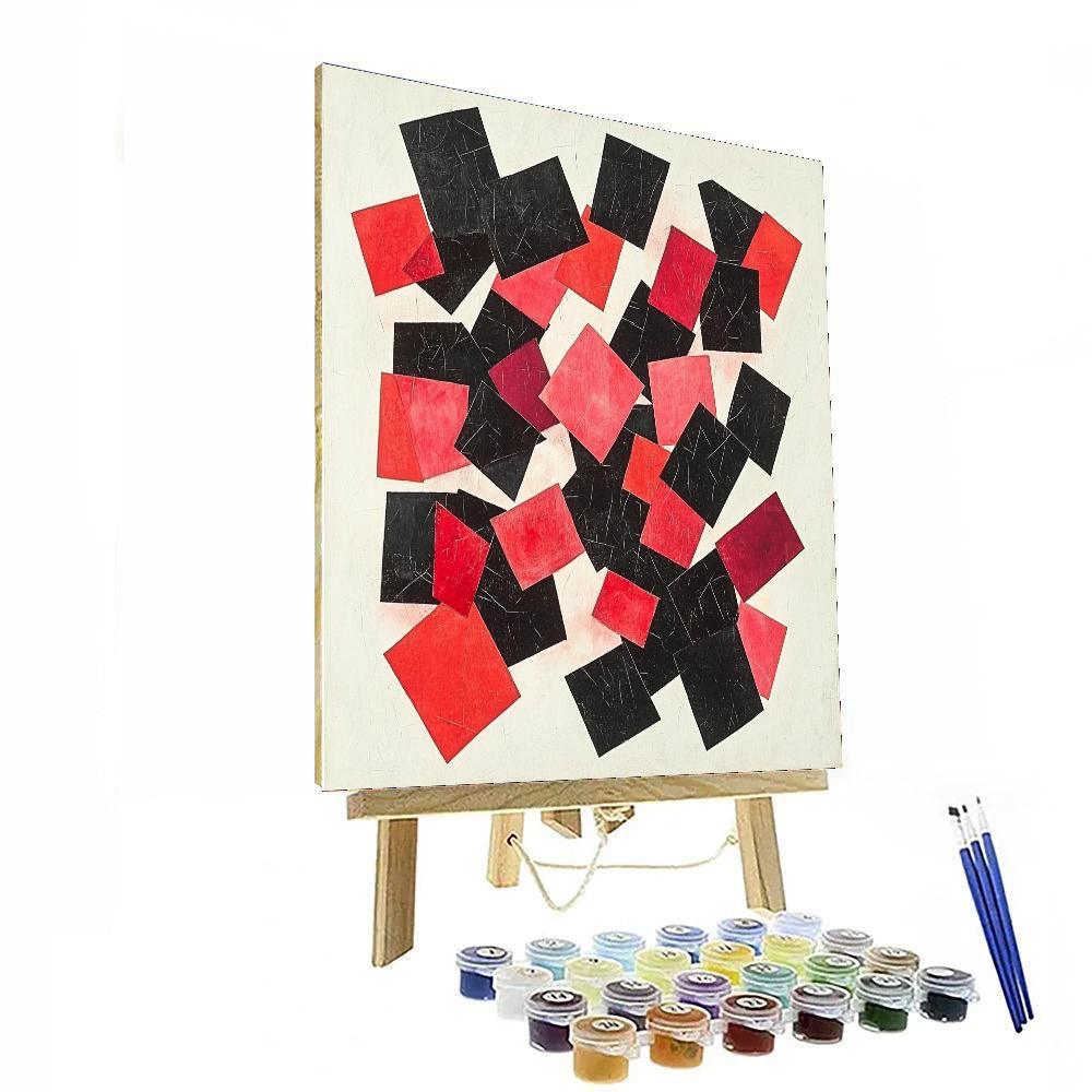 Kazimir Malevich Inspired Fragments Of Form  Paint By Numbers