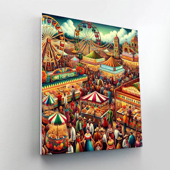 Feria Nacional De San Marcos - Mexico Painting Number Kit