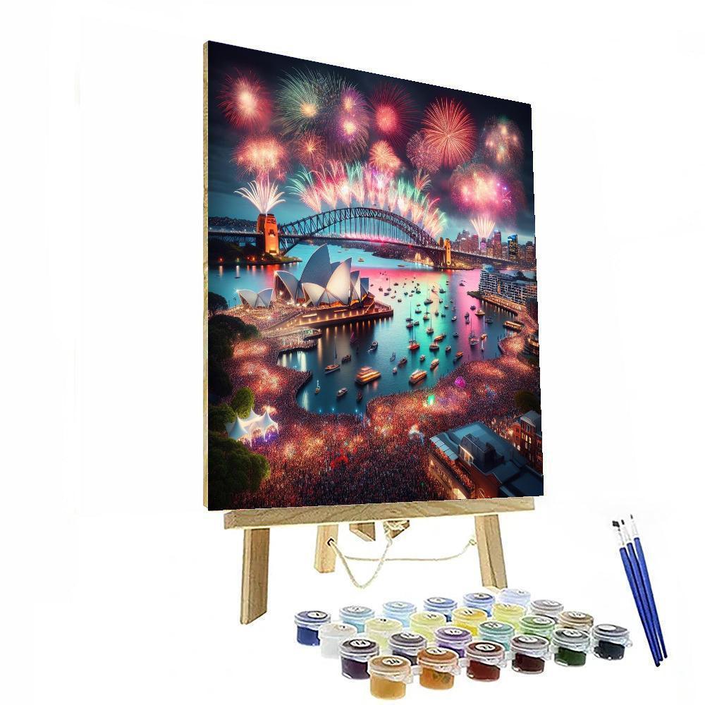 New Year Festival - Sydney, Australia Painting Number Kit