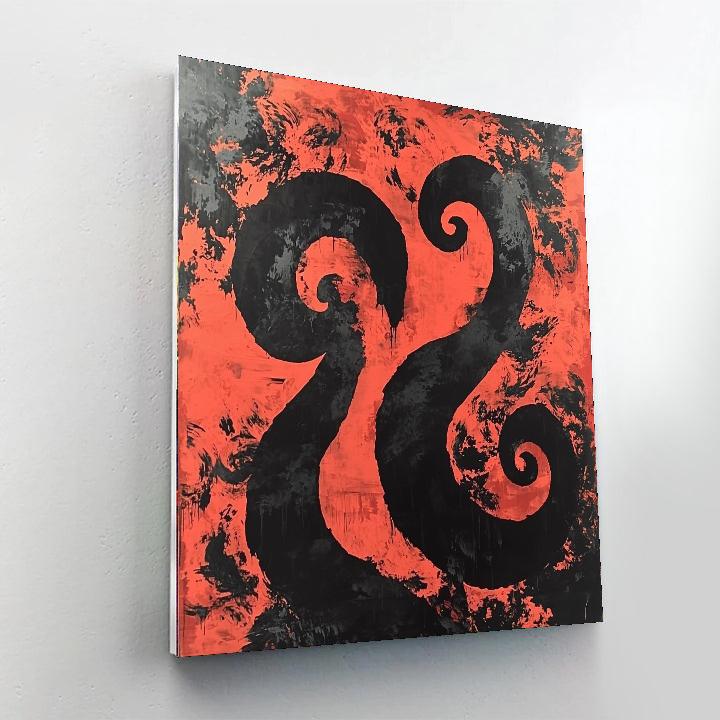 Banksy Inspired Rising Awareness  DIY Paint By Numbers