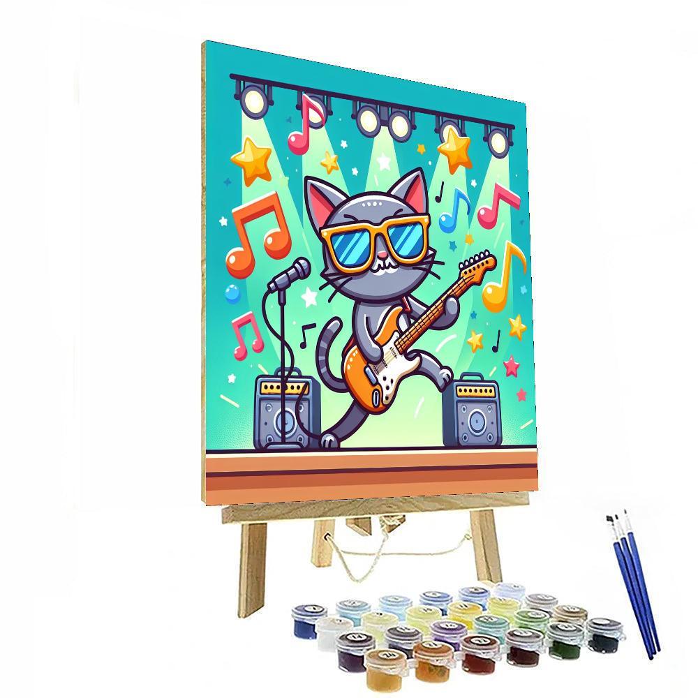 Rock Star Jam Session Paint By Color