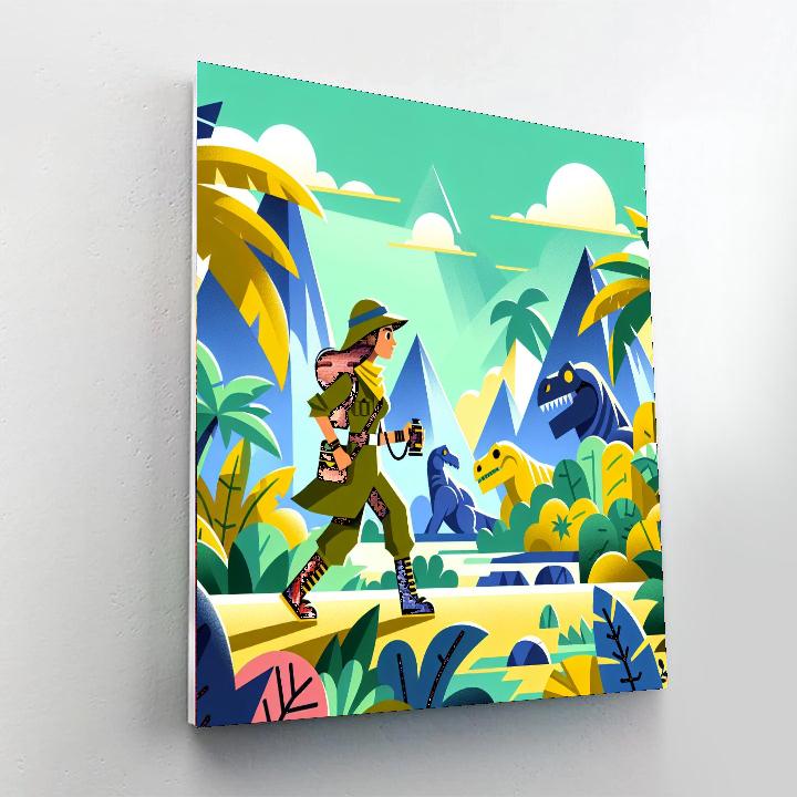 Explorer's Adventure Paint By Numbers Art