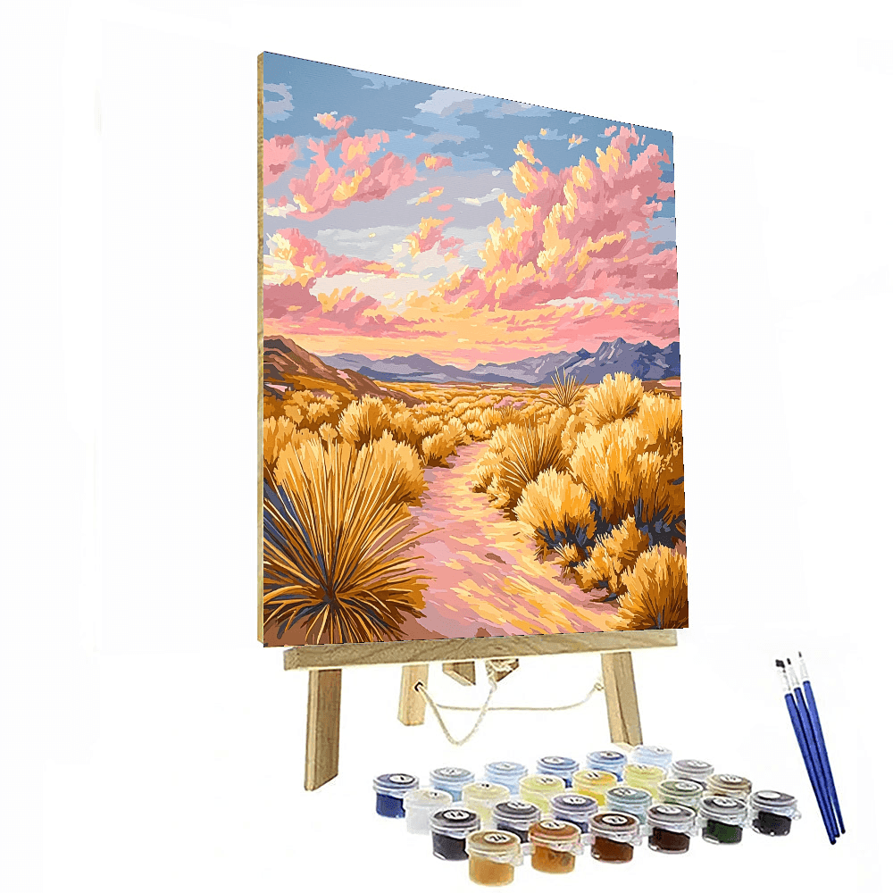 Georgia O'Keeffe Inspired Desert Dawn  Paint By Numbers