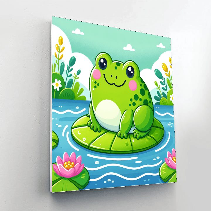 Sunny Toad Number Painting