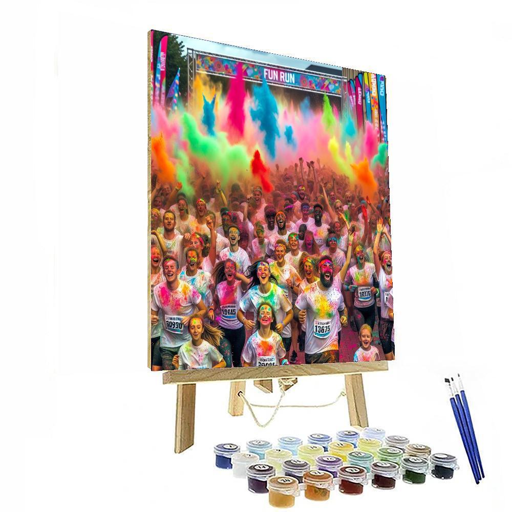 Color Me Rad Painting By Numbers Kit
