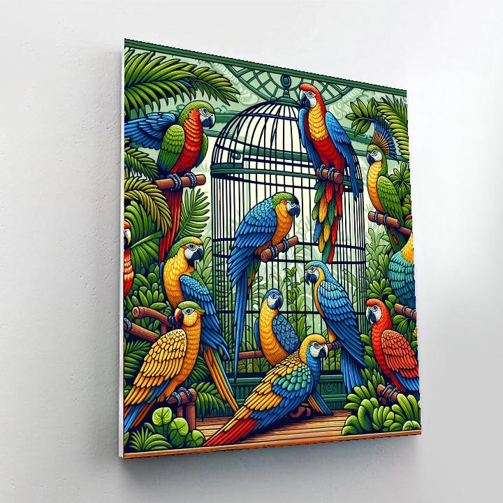 Artful Aviary Painting Number Kit