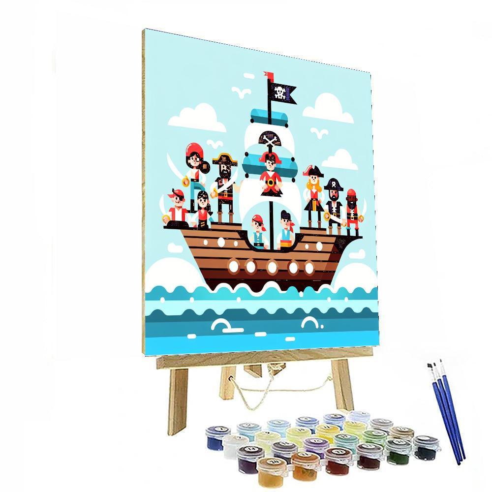 Pirate Ship Adventures Paint By Numbers Kits
