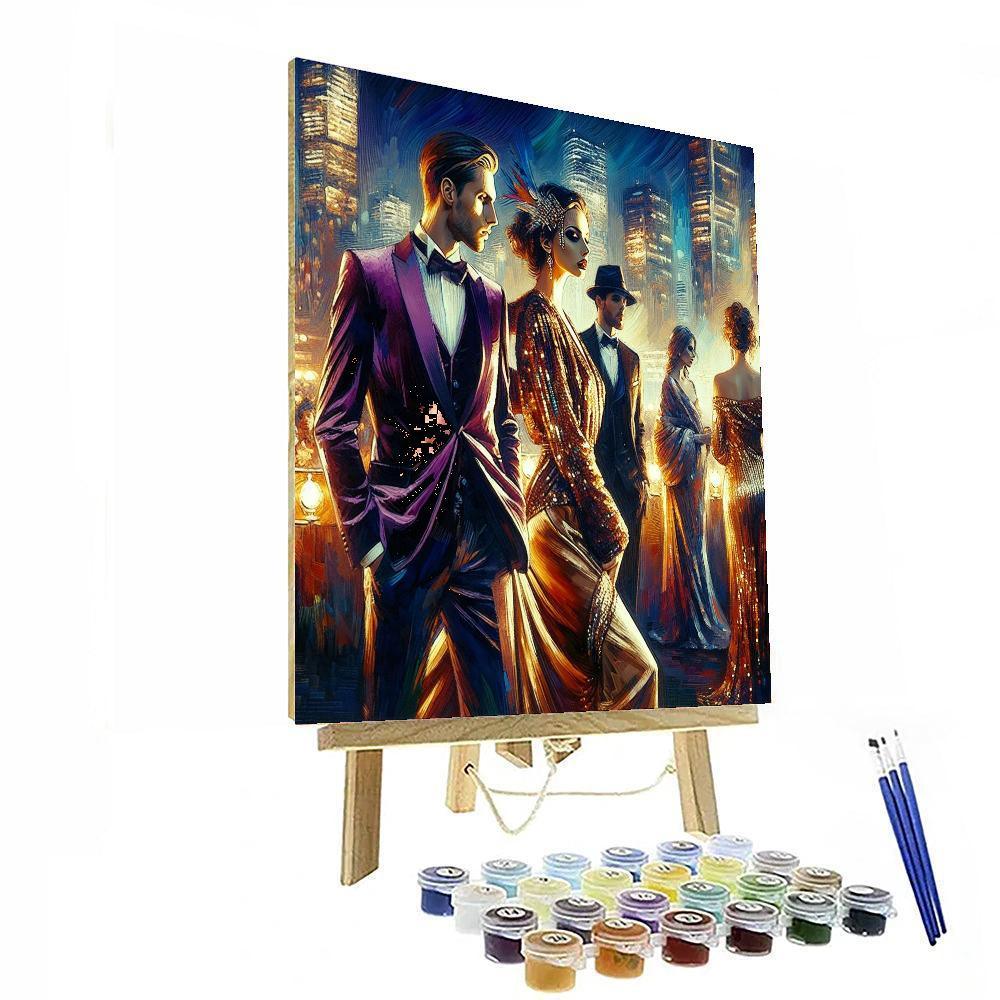 Glamorous Night Out Numbered Painting Kits