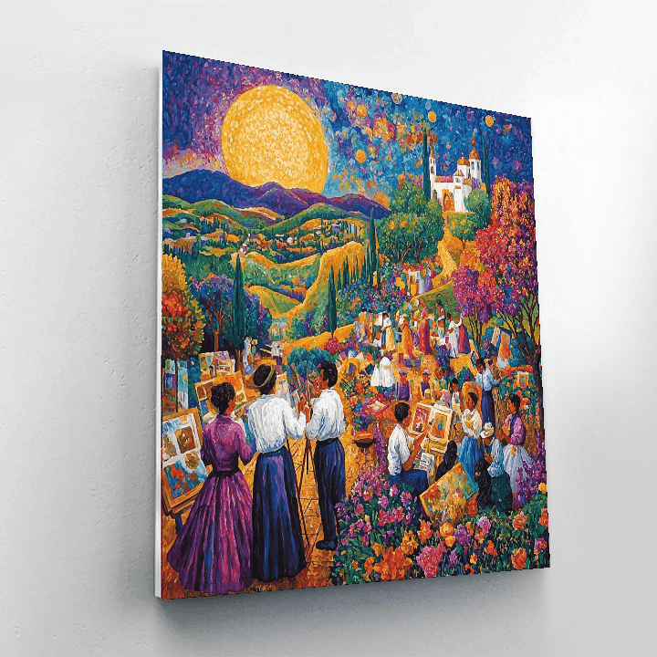 Diego Rivera Inspired The Artistic Community  Painting By Numbers Kit