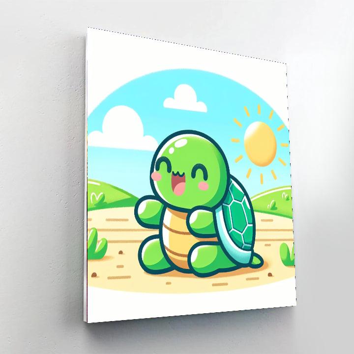 Giggling Tortoise Numbered Painting Kits