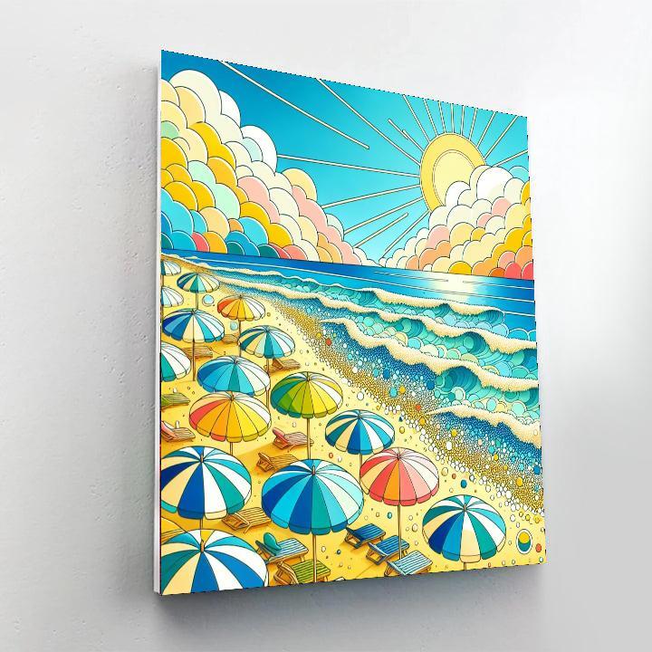 Breezy Seaside Escape Numbered Painting Kits