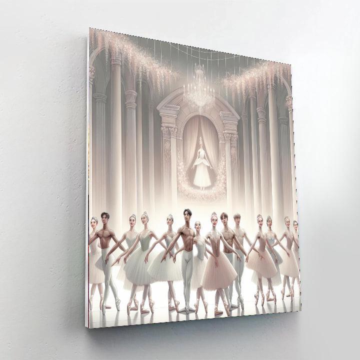 Graceful Ballet Performance Painting Number Kit