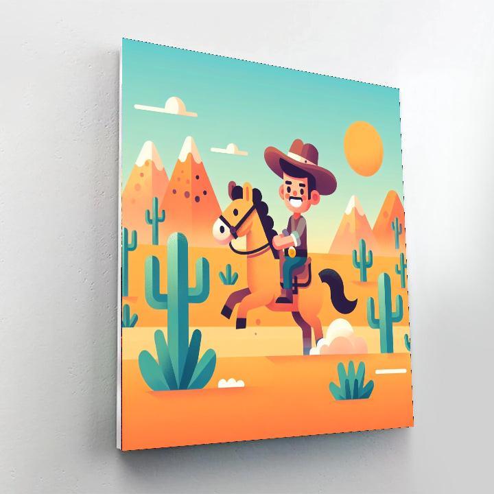 Wild West Frontier Quest Paint By Numbers Kits