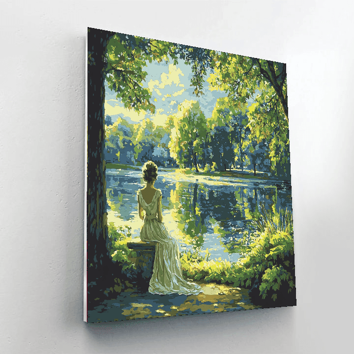 John William Waterhouse Inspired Timeless Romance  Paint By Numbers Art