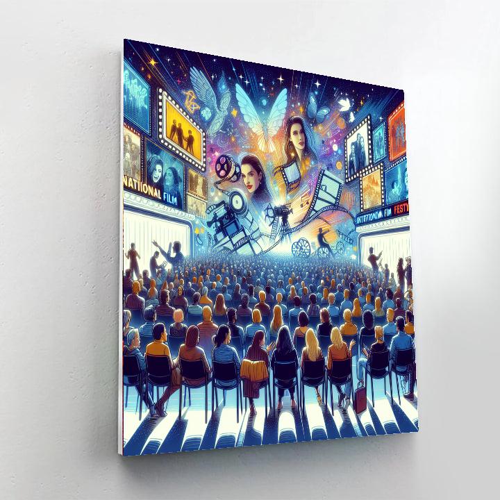 Beloit International Film Festival Numbered Painting Kits