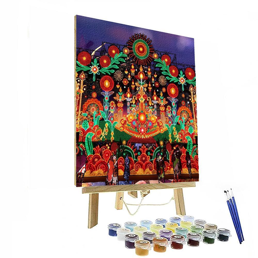 Sparkling Festival Of Lights Paint By Numbers