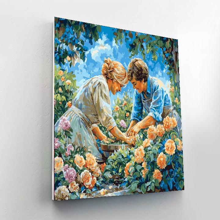 Mom's Garden Of Love Paint By Number
