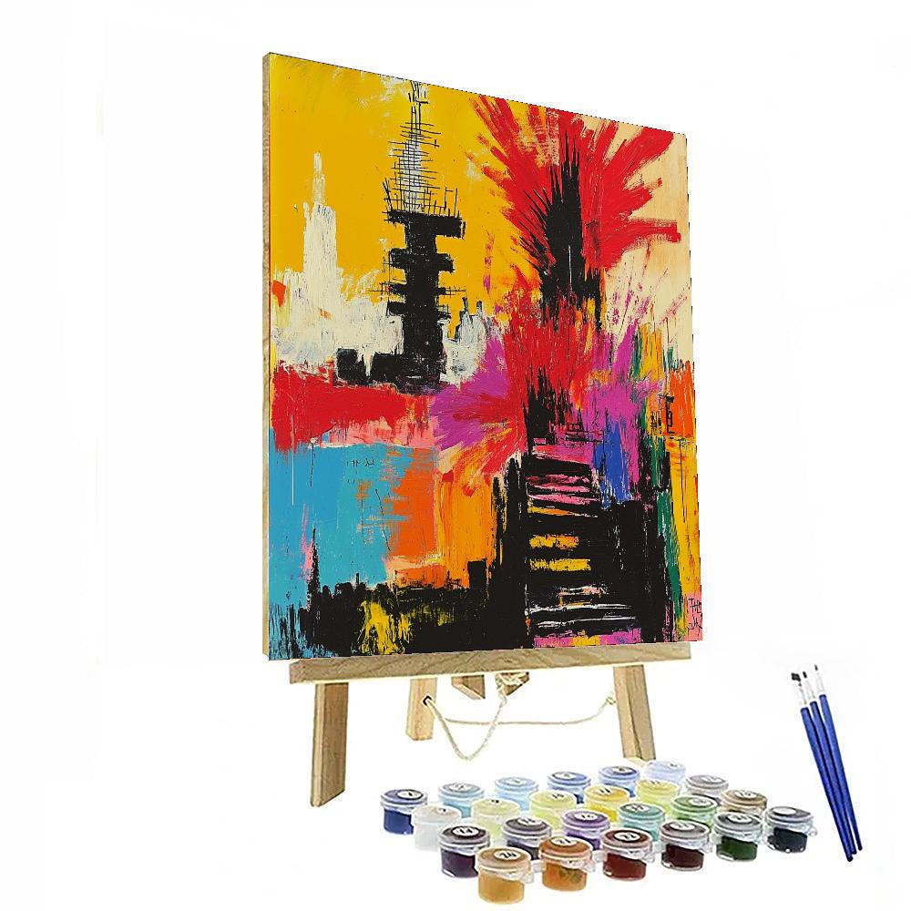 Jean-Michel Basquiat Inspired Alchemy Of Ideas  Paint By Numbers Kits