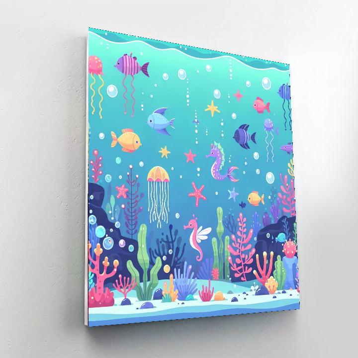 Underwater Kingdom Secrets DIY Paint By Numbers