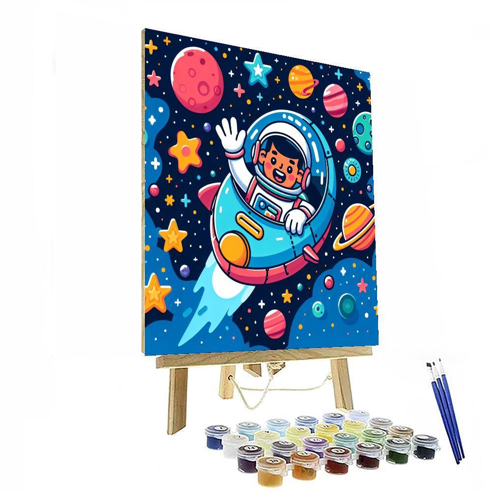 Astronaut Adventure Quest Paint By Numbers Kits