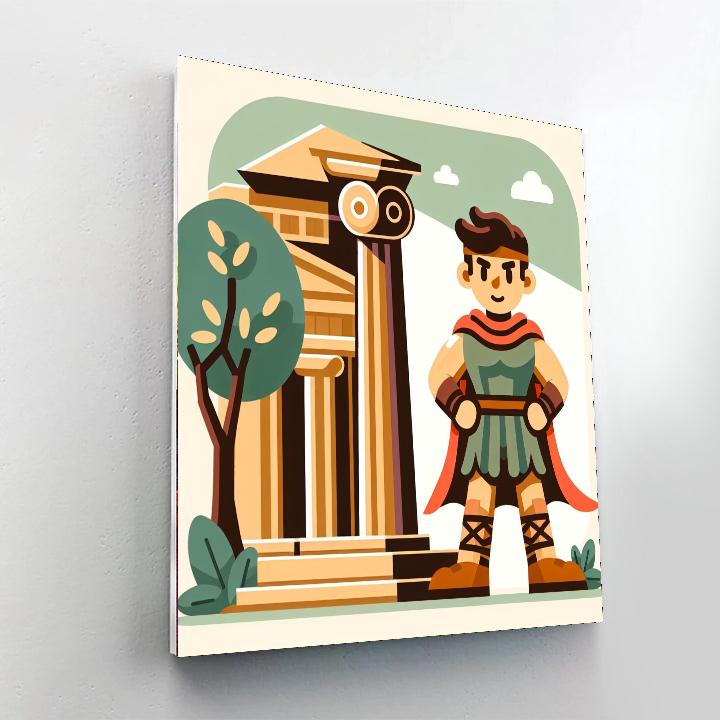 Ancient Greek Odyssey Painting Number Kit