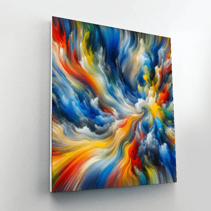 Abstract Vision Paint By Color