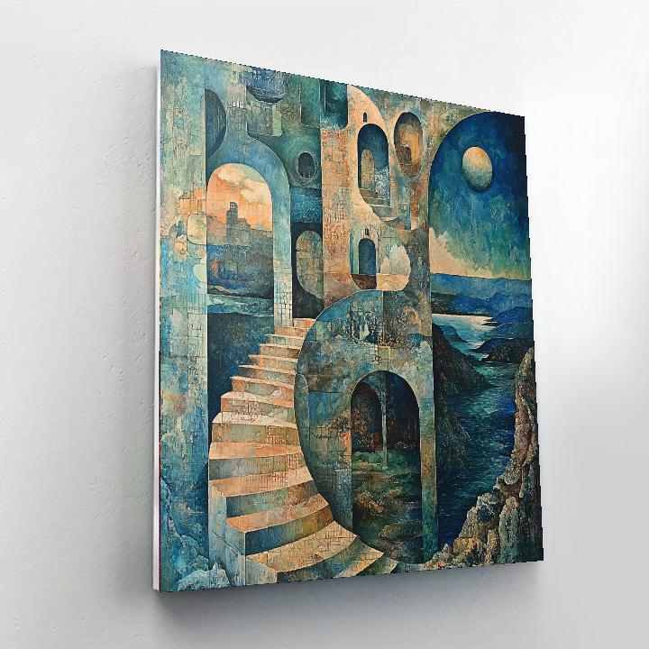 Max Ernst Inspired Dreamscapes Of The Mind  Paint By Numbers Art