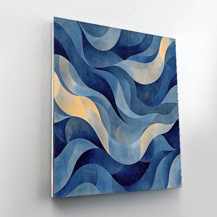 Max Ernst Inspired Waves Of Enchantment  Painting By Numbers Kit