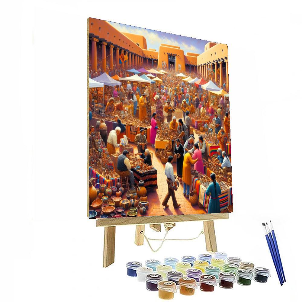Santa Fe Indian Market - United States Paint By Numbers Art