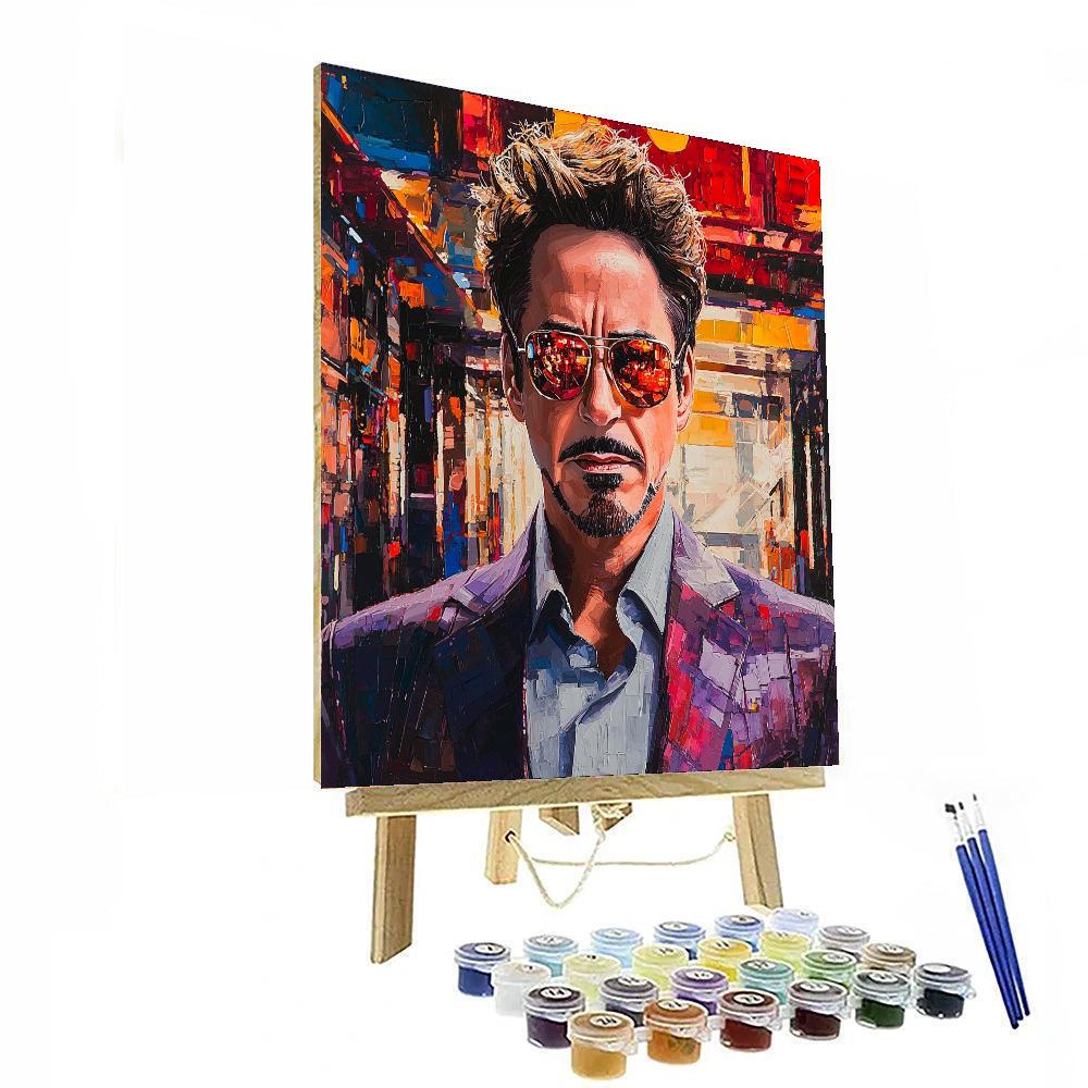 Robert Downey Jr.: Crafting A Legacy Of Iron Will Paint By Color