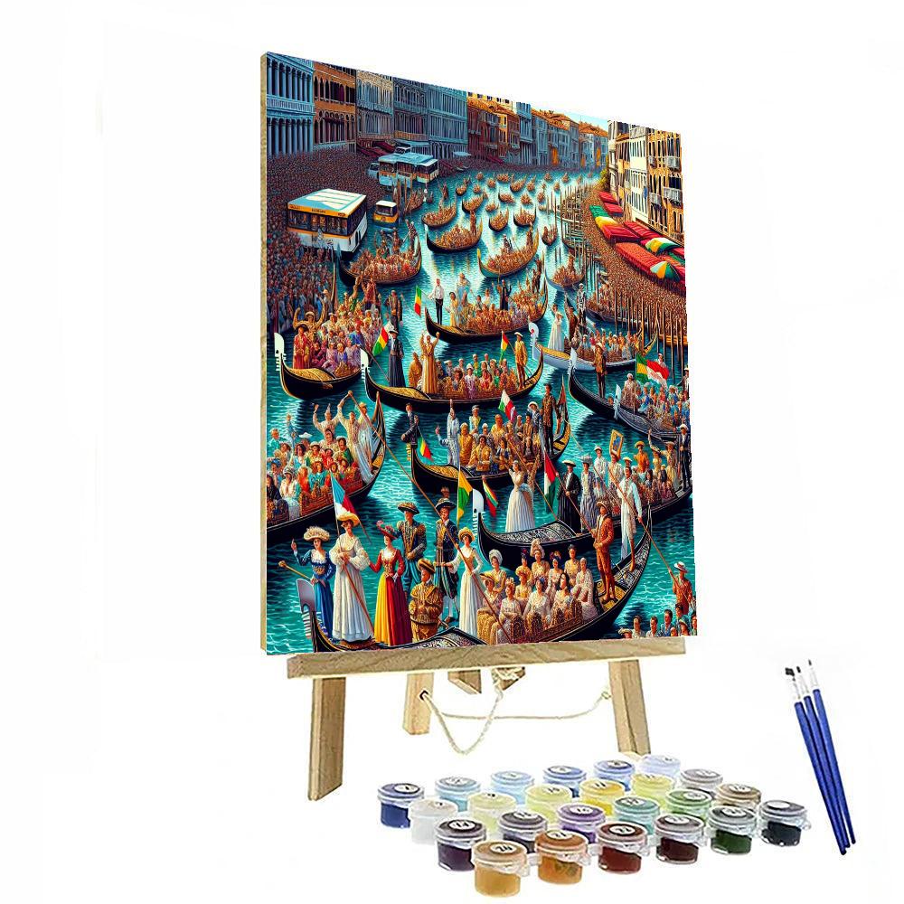 Regatta Storica - Italy Painting By Numbers Kit
