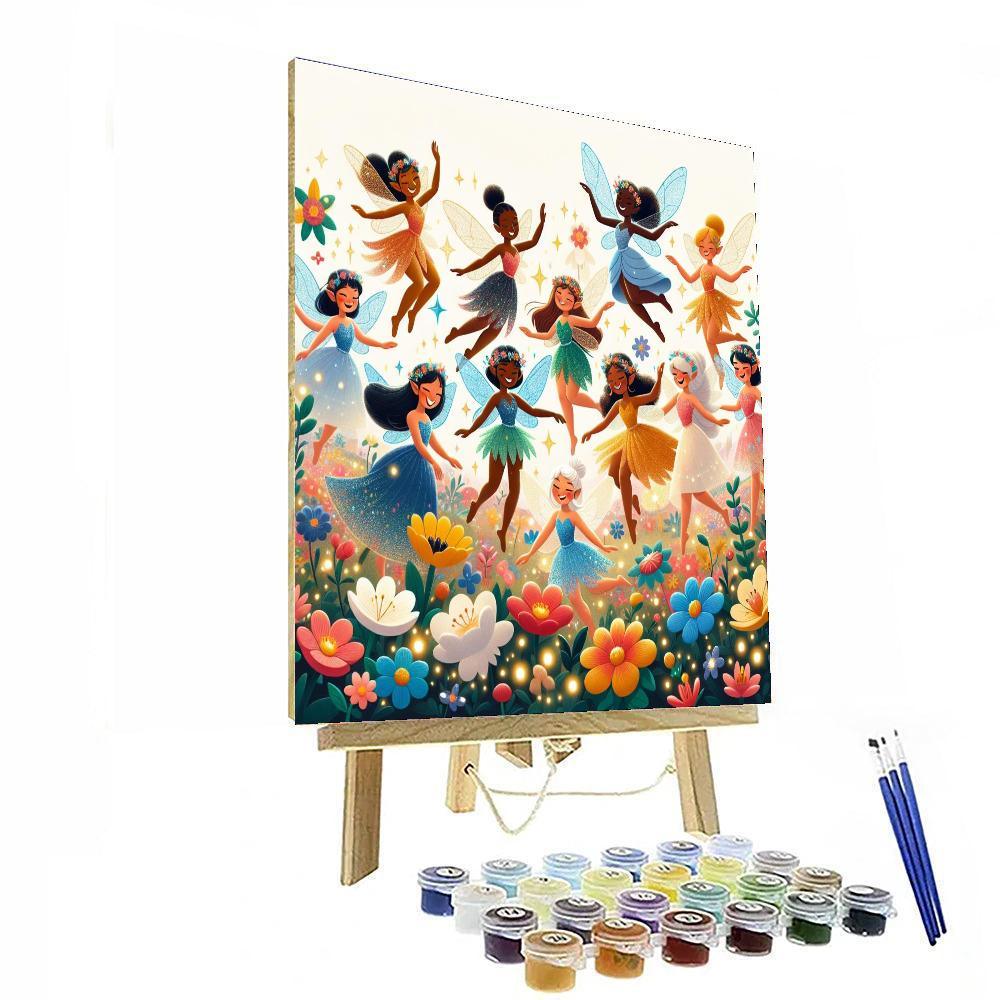 Giggling Fairy Friends Numbered Painting Kits