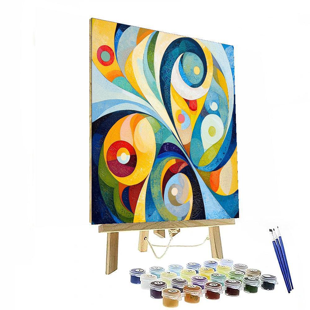 Paul Klee Inspired Dreamscape Wall Art  Numbered Painting Kits