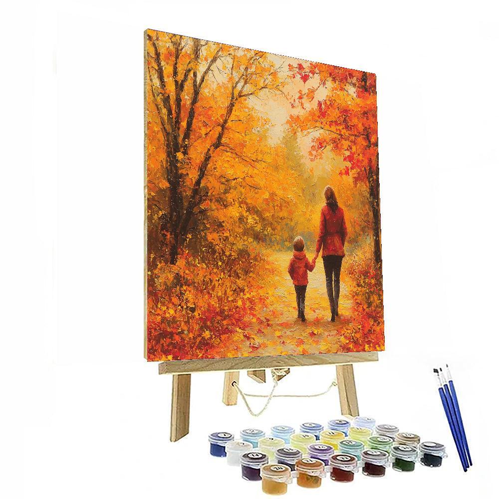 A Walk Through Time Number Painting