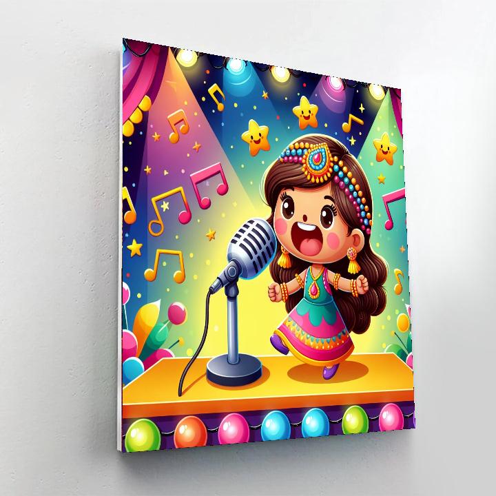 Super Star Singers Painting Number Kit