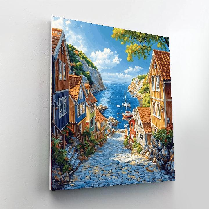 Fjällbacka - Sweden DIY Paint By Numbers