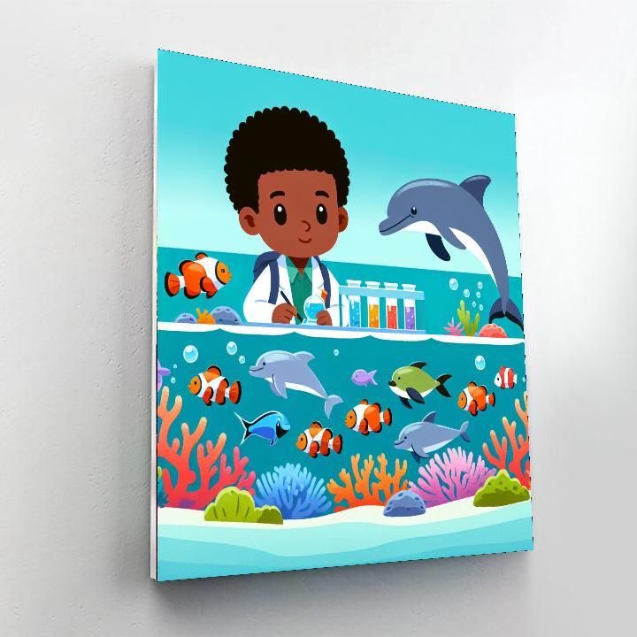 Marine Science Expedition Paint By Number