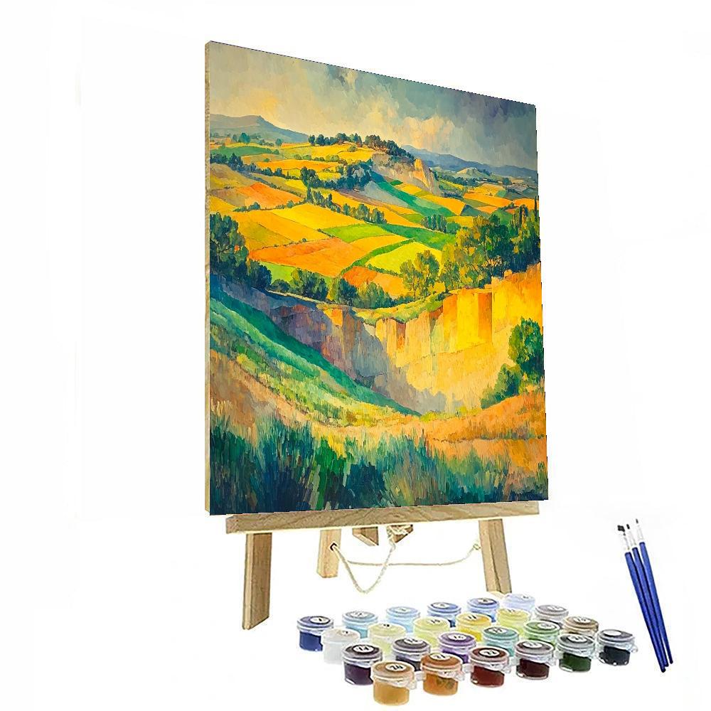 Paul Cézanne Inspired Layers Of Light  Painting By Numbers Kit