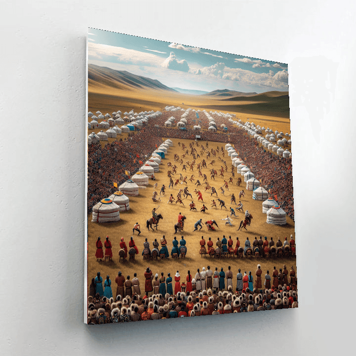 Nadaam Festival - Mongolia Paint By Number