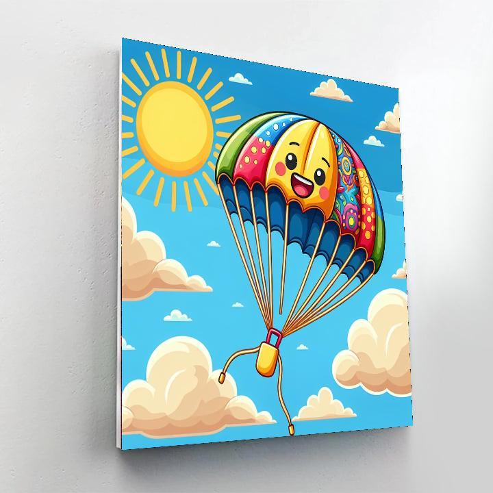 Dashing Parachute Paint By Color